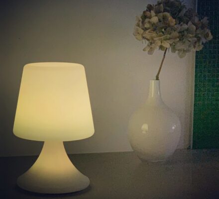 Classic Table Lamp – Colour Changing FOR HIRE