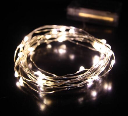 USB SEED Lights – Silver Wire 5M With Remote