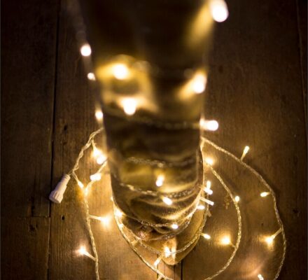 24V STRING Fairy Lights – 10m On CLEAR Wire FOR HIRE