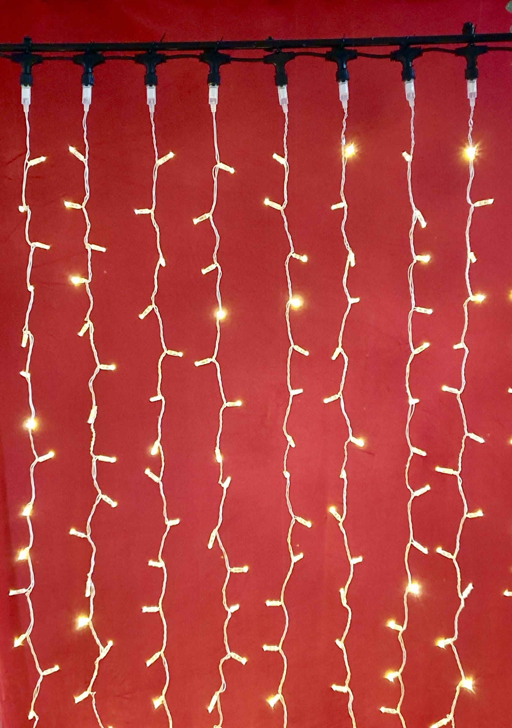 CURTAIN Lights on clear or black wire - 1M x 5M - Image 2